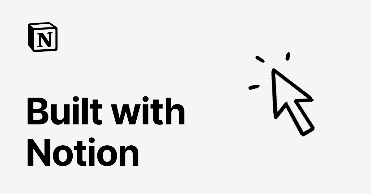 Fitness Tracking Template Built with Notion